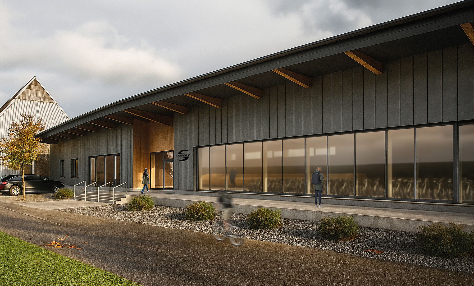 Rendering Neubau Sport Scherz