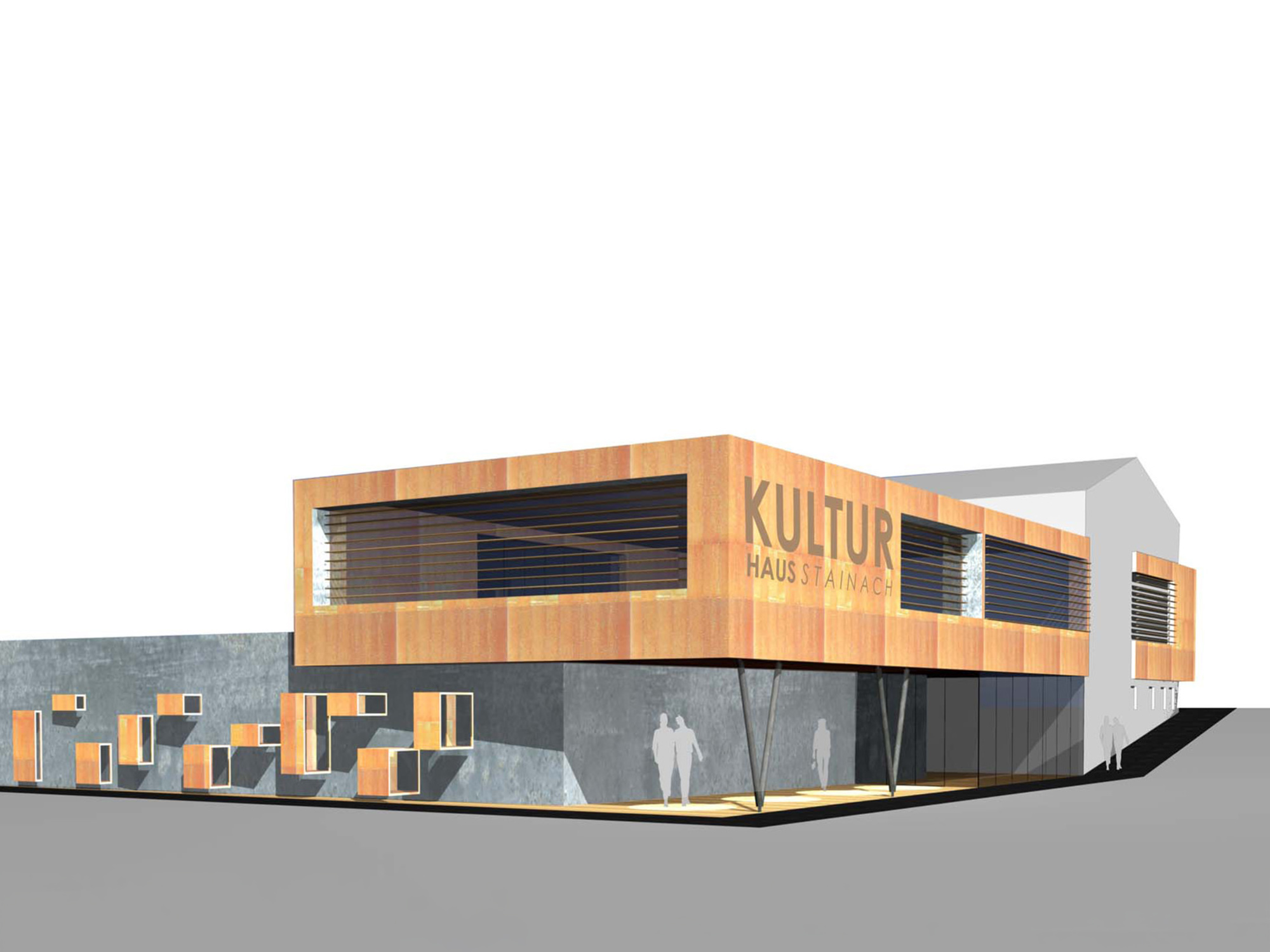 Sanierung und Zubau | Kulturhaus Stainach | 2. Platz