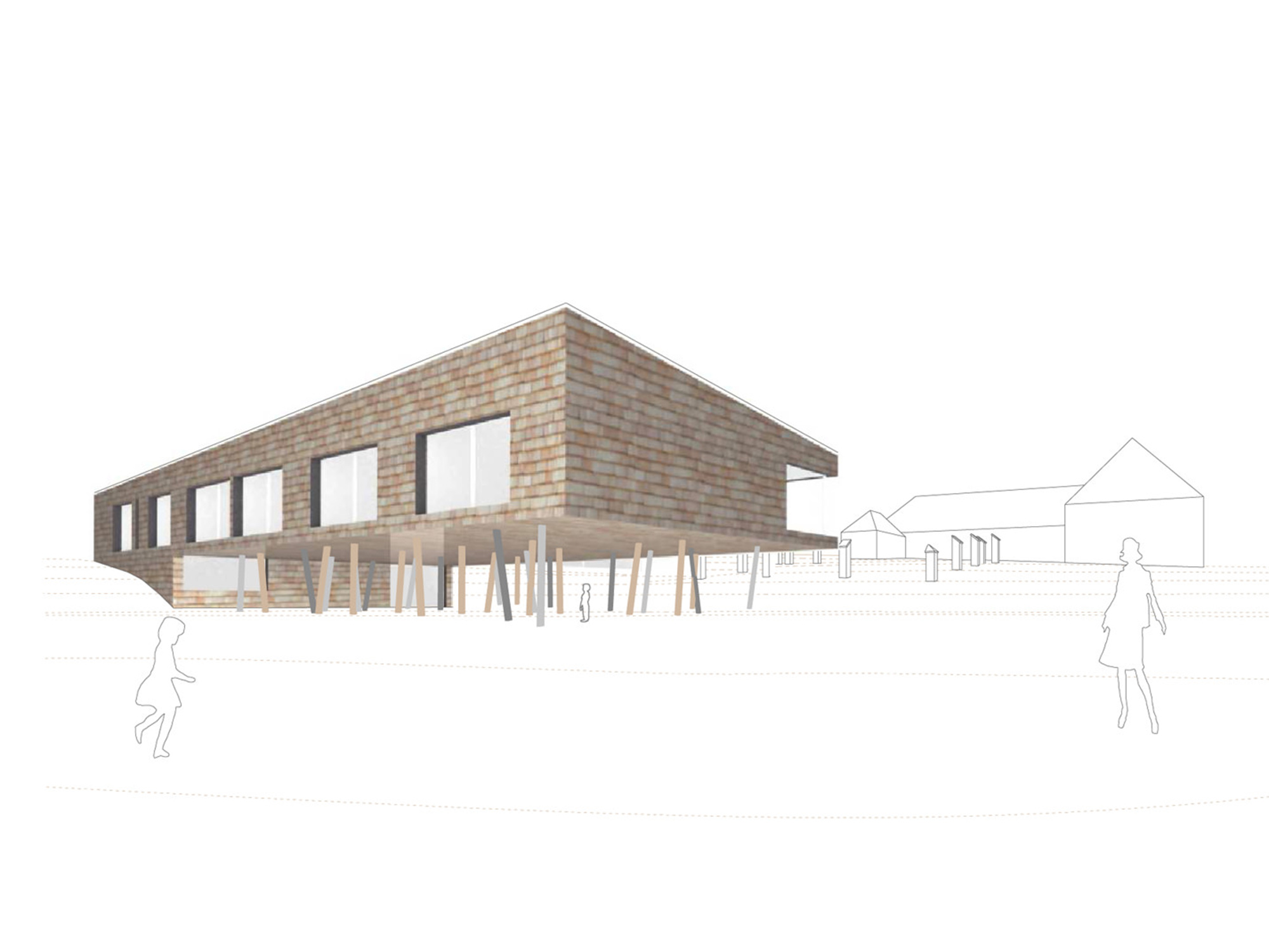 Kindergarten – Kinderkrippe der röm. kath. Pfarre | Haus im Ennstal | 1. Platz