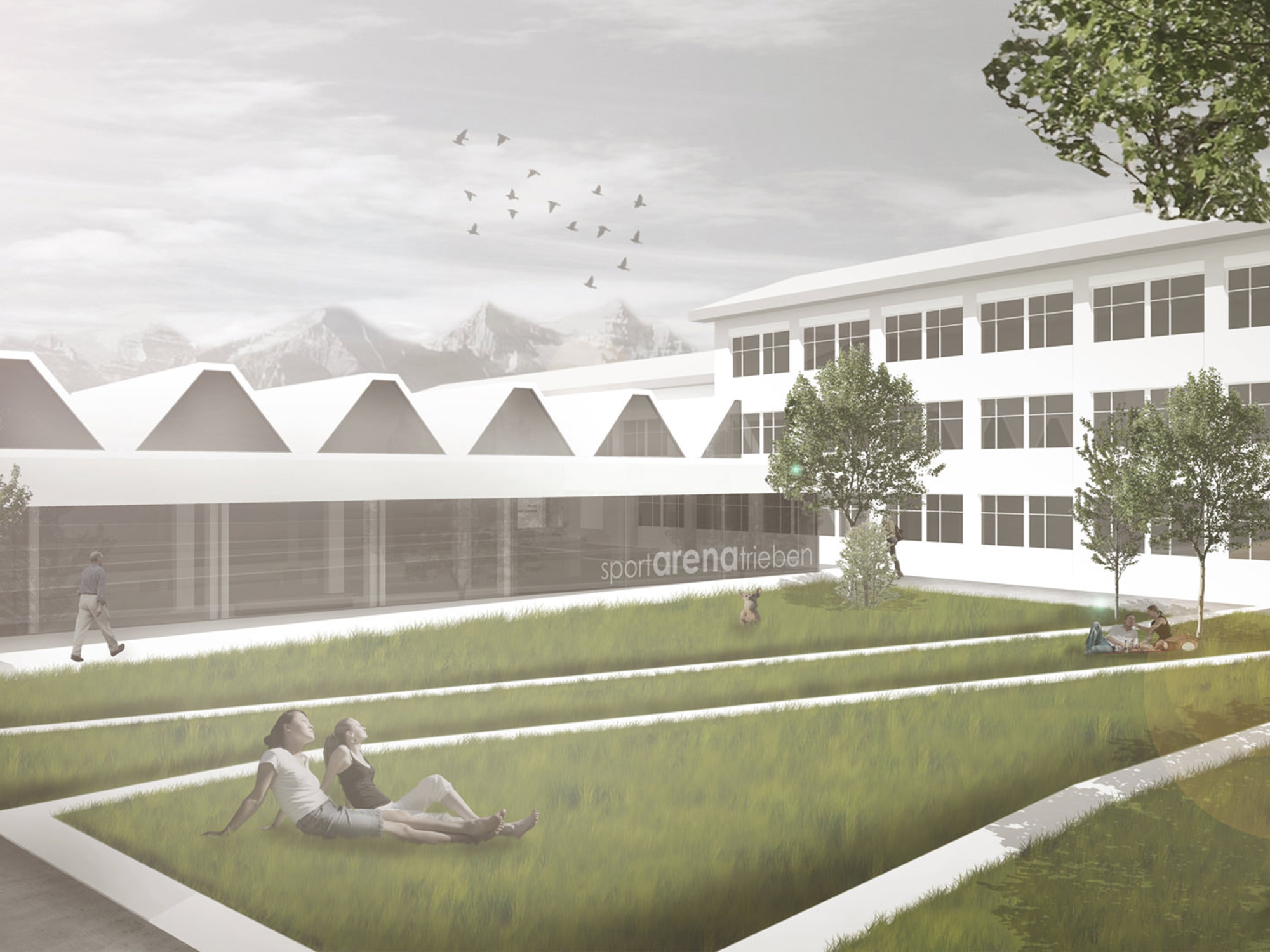 Neuerrichtung Turnsaal – Schulzentrum | Trieben | 2. Platz
